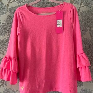 Lily Pulitzer NWT girls ruffle top